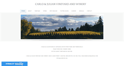 Desktop Screenshot of carloandjulianwinery.com